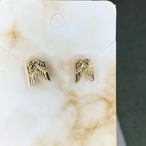 Gold angel wings
